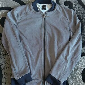 Zara man Light Gray Bomber Jacket